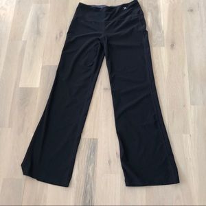 Black Semi-fitted workout pants